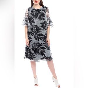 Clips organza shift dress size 52